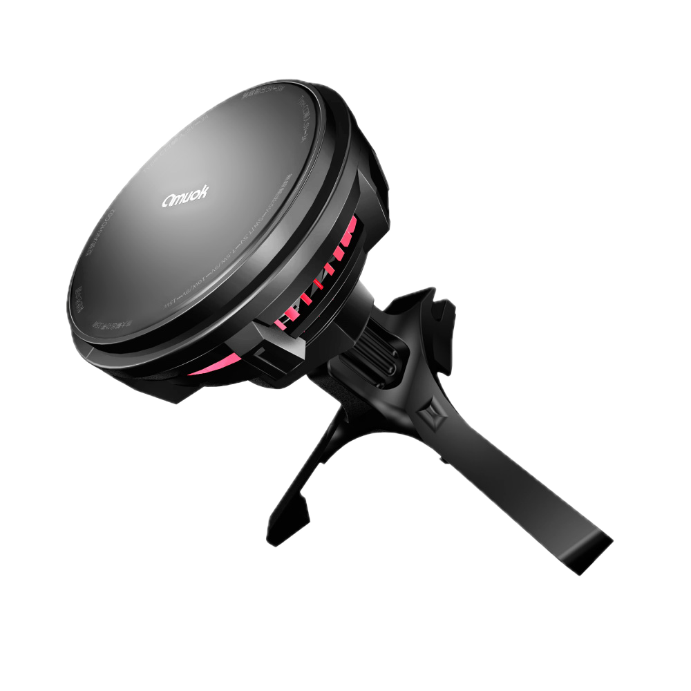 【amuok】冰芯磁吸無線充車載支架