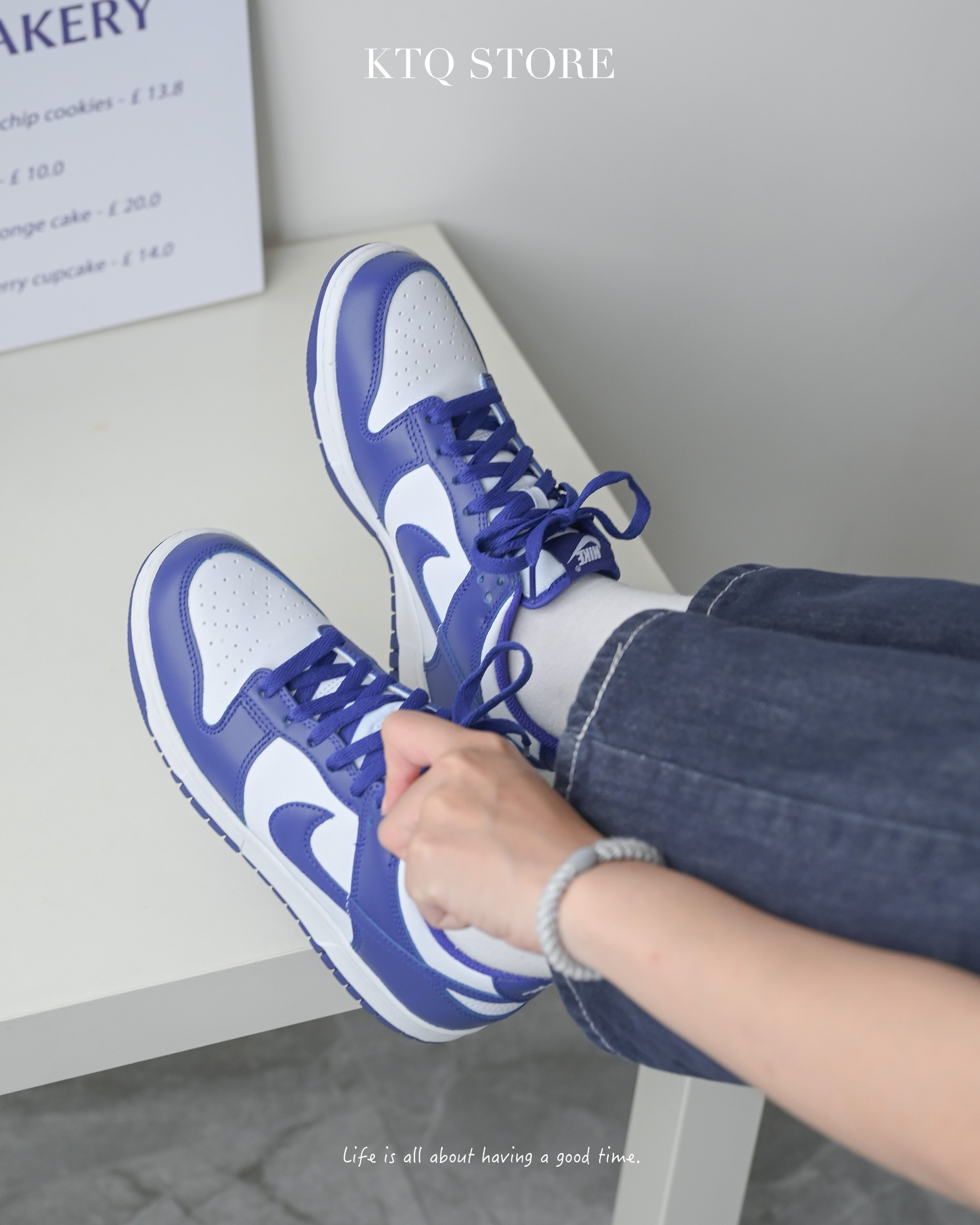 KTQ STORE ‧ Nike Dunk Low "Concord" GS 藍紫色 FB9109-106