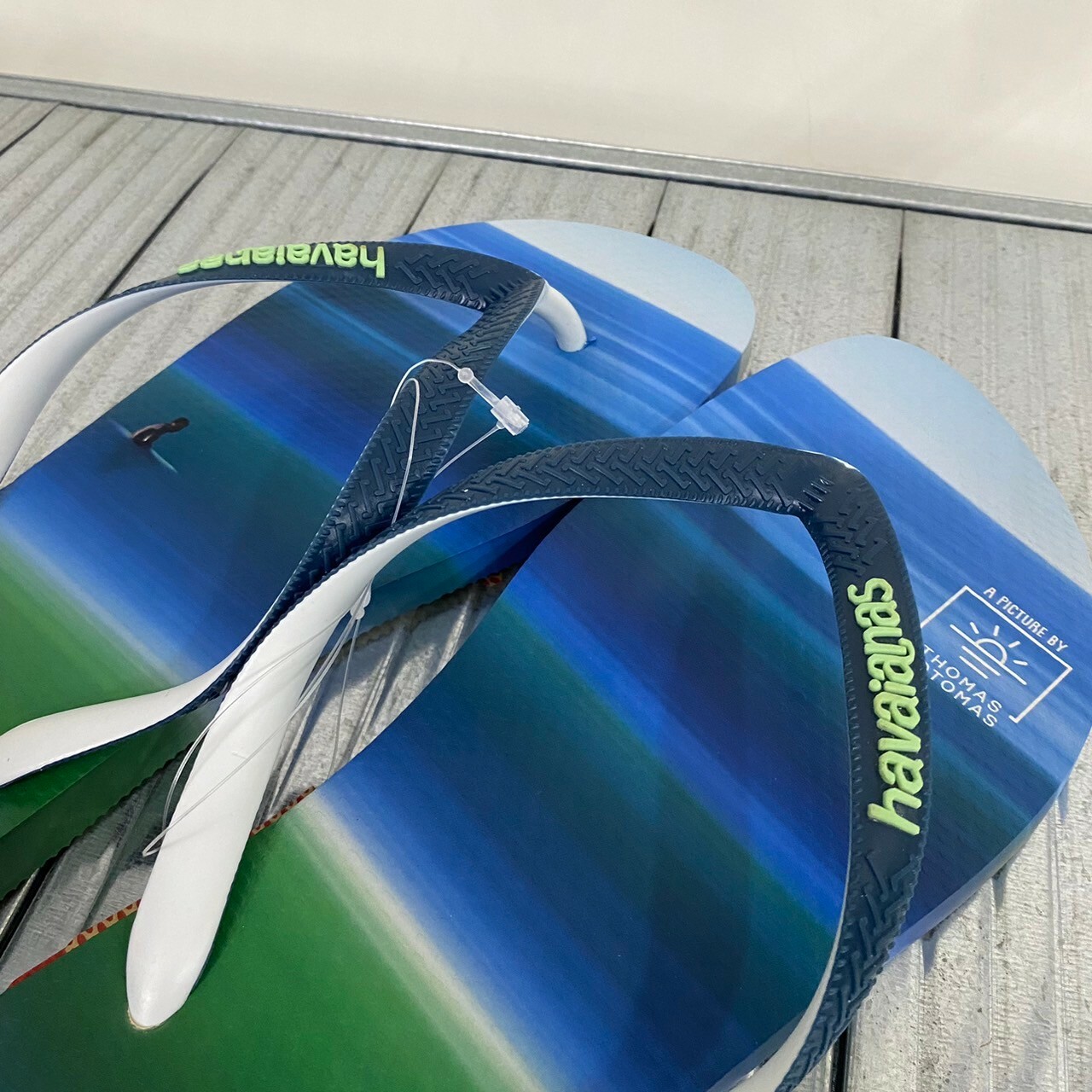 Havaianas 哈瓦仕 拖鞋 夾腳拖 海浪 風景 漸層藍 4149094-7470M