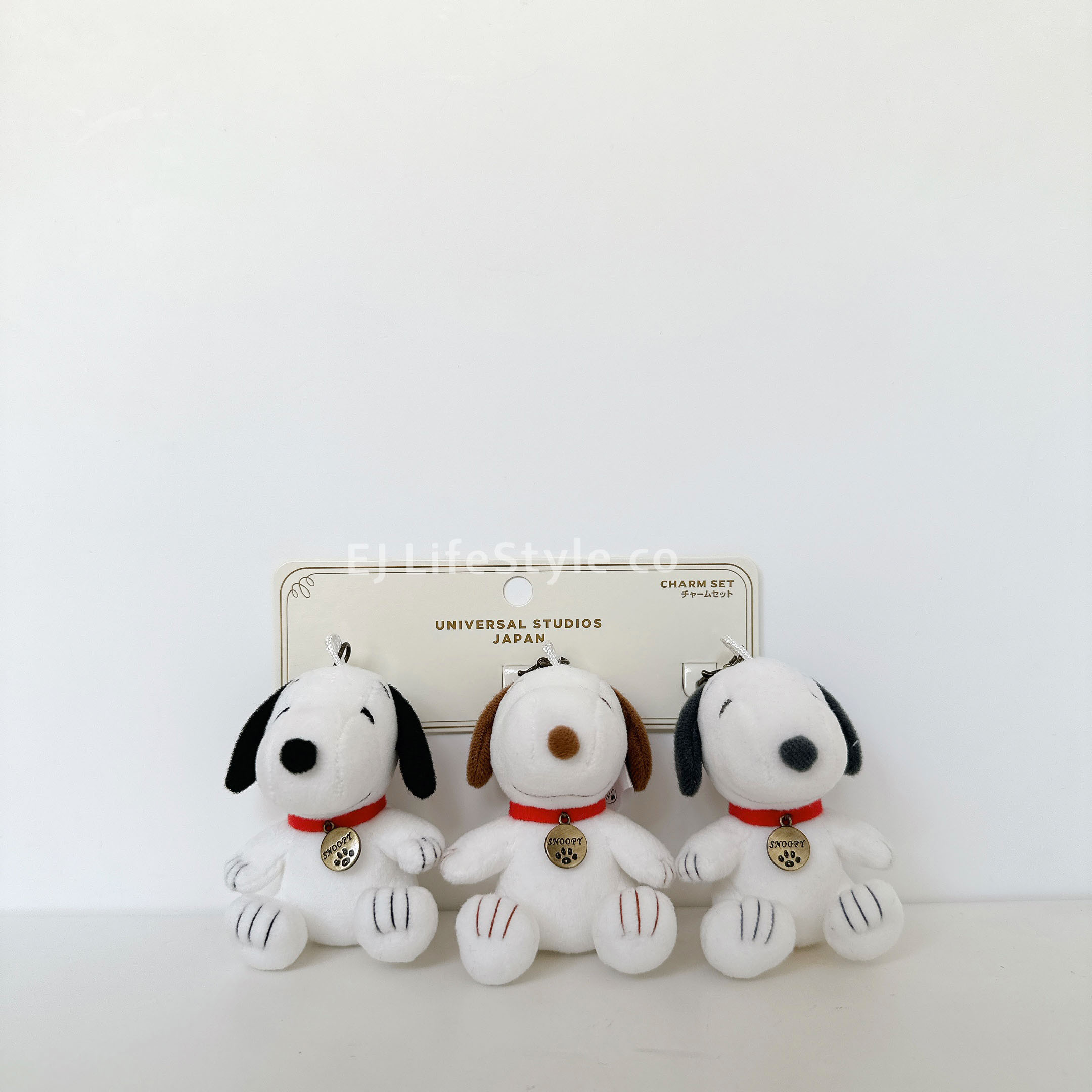 🇯🇵 SNOOPY  史努比 吊飾組合 一組3入 鑰匙圈 環球影城限定 / 現貨