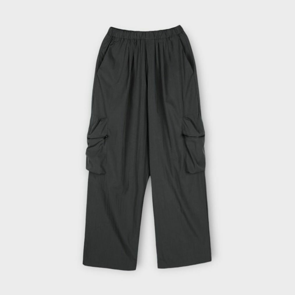 淨色工裝鬆身褲 taptaptap-037P