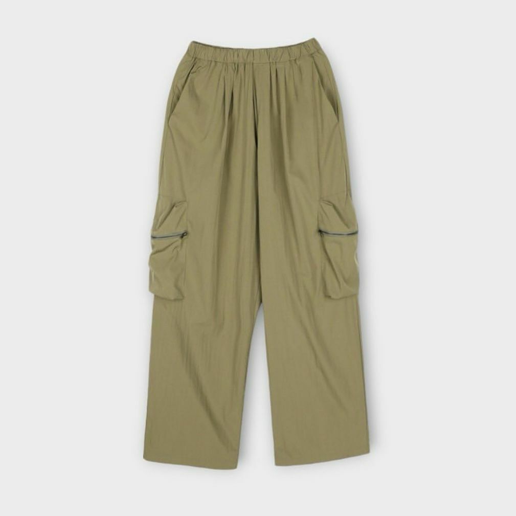 淨色工裝鬆身褲 taptaptap-037P