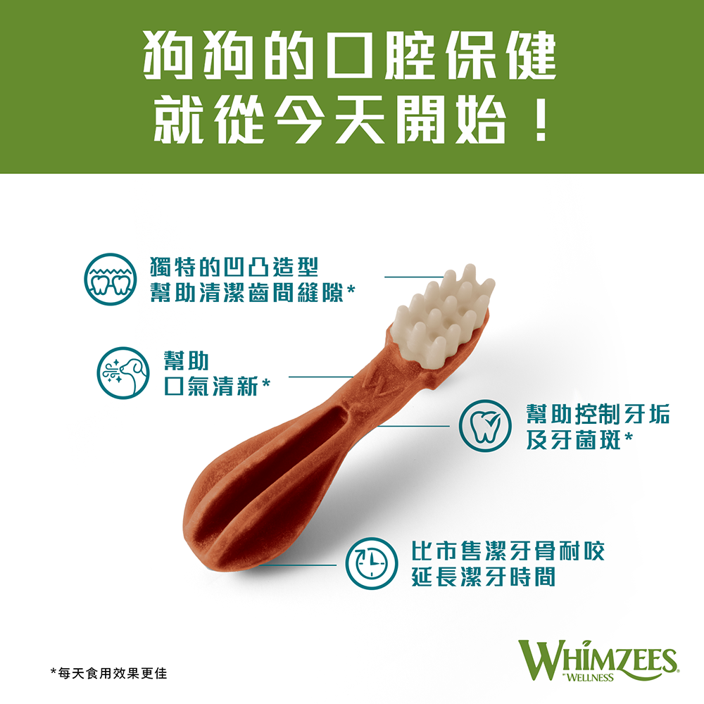 WHIMZEES 唯潔-牙刷型潔牙骨超值包 210g