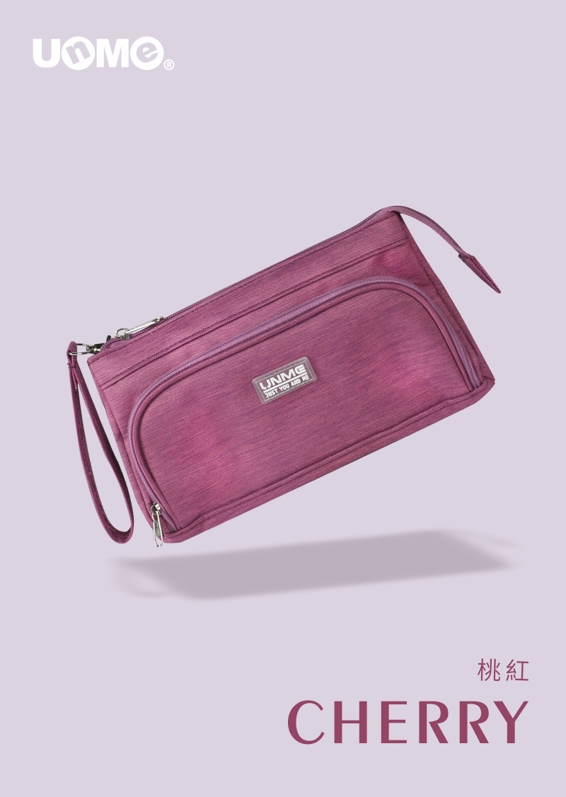 Have Fun 三明治筆袋-桃紅(U67319)