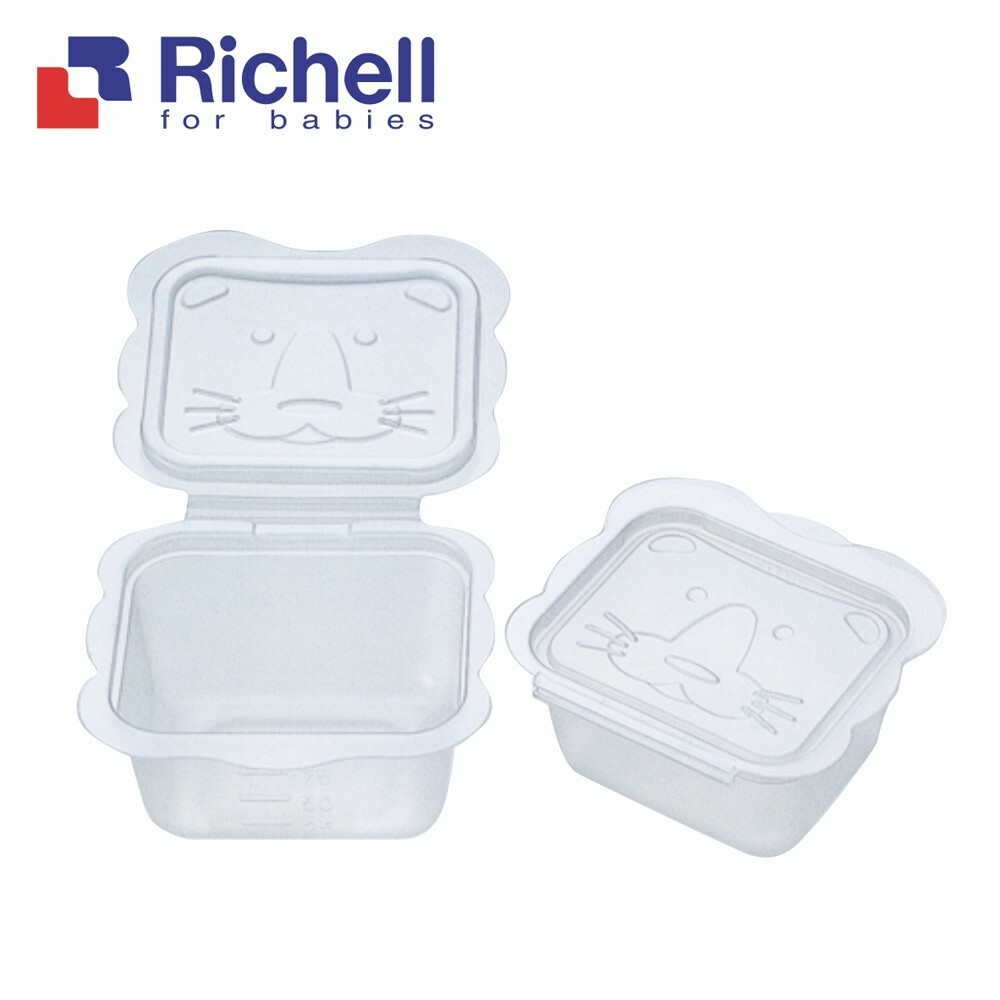 【Richell 利其爾】離乳食保存容器 150ML 6入/組 (副食品容器第一首選品牌)