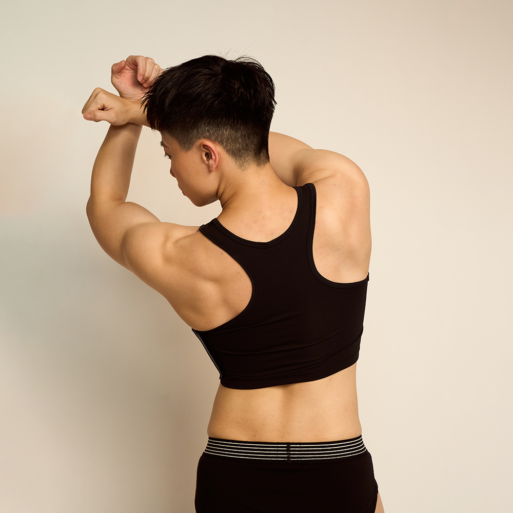 🔥加強式棉感束胸-排扣半身【DY005】