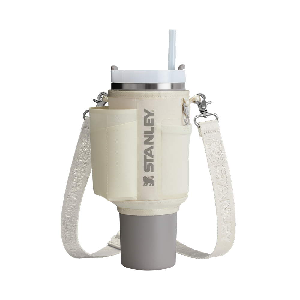 STANLEY 冒險系列 吸管隨手杯 1.18L 肩背帶 / 象牙白