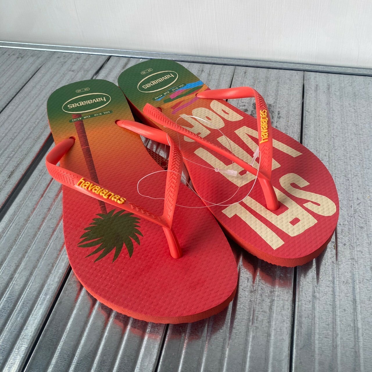 Havaianas 哈瓦仕 拖鞋 夾腳拖 粉色 椰子樹 4148968-5023W