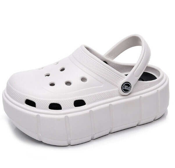 Popular thick-soled beach shoes [36-41 sizes] [white] (contact customer service after placing the order to confirm the delivery size)