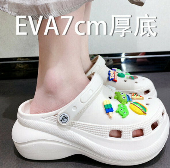 Popular thick-soled beach shoes [36-41 sizes] [6002 white [Buzz Lightyear]] (contact customer service after placing the order to confirm the delivery size)