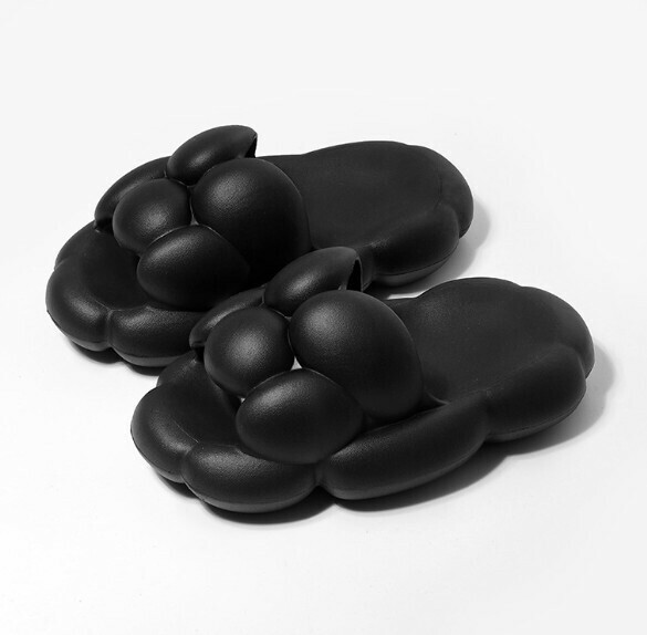 Popular thick-soled beach shoes [36-45 sizes] [black] (contact customer service after placing the order to confirm the delivery size)