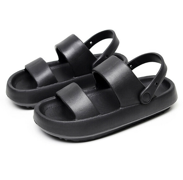 Hot style two-wear slippers that feel like shit [36-45 sizes] [black] (contact customer service after placing the order to confirm the delivery size)