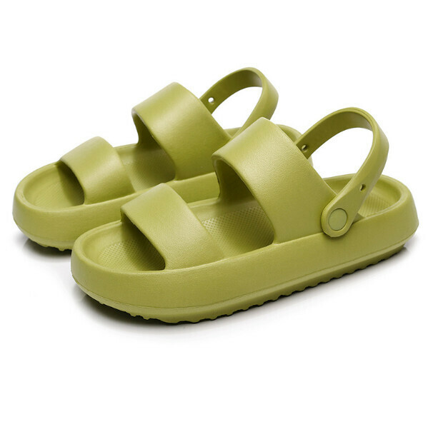 Hot style two-wear slippers that feel like shit [size 36-45] [green] (contact customer service after placing the order to confirm the delivery size)