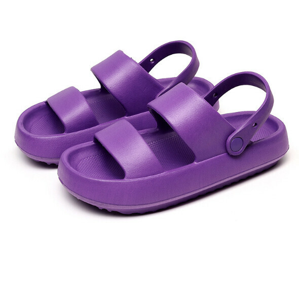 Hot style two-wear slippers that feel like shit [36-45 sizes] [Purple] (contact customer service after placing the order to confirm the delivery size)