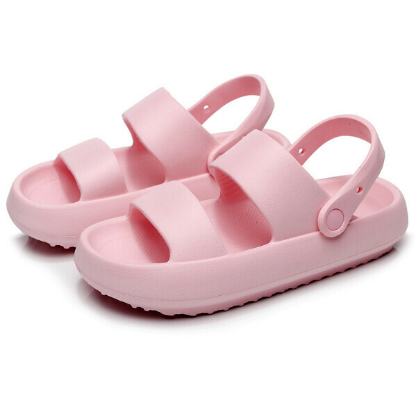 Hot style two-wear slippers with a poop feeling [size 36-45] [pink] (contact customer service after placing the order to confirm the delivery size)