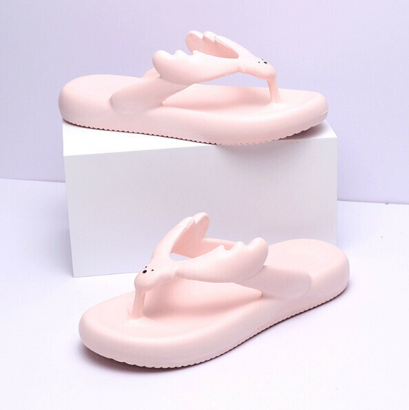 Popular thick-soled flip-flops [36-45 sizes] [pink] (contact customer service after placing the order to confirm the delivery size)