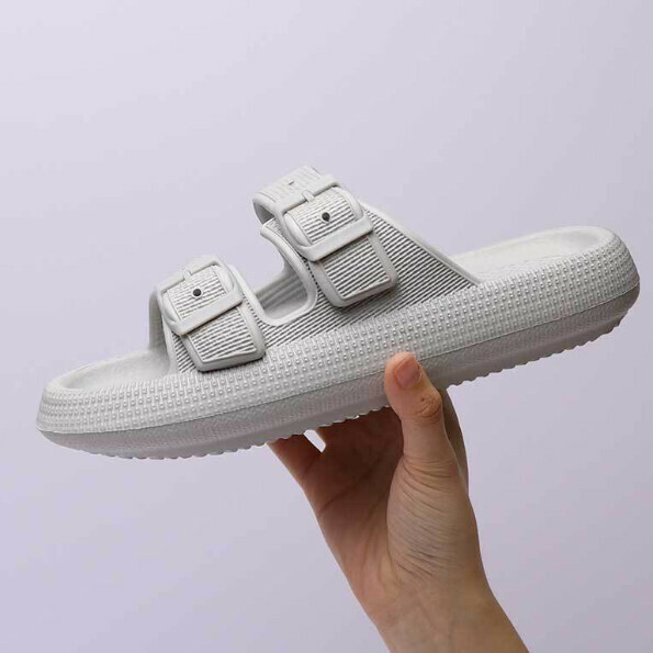 爆款踩屎感涼拖鞋【36-43碼】【5017灰色】(下單後聯絡客服確認發貨尺碼) 