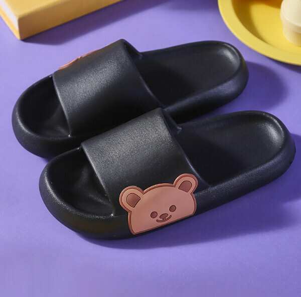 Popular candy-colored flip-flops [36-41 sizes] [black] (contact customer service after placing an order to confirm the delivery size)
