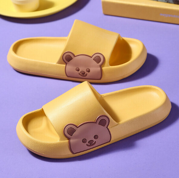 Popular candy-colored flip-flops [36-41 sizes] [yellow] (contact customer service after placing the order to confirm the delivery size)