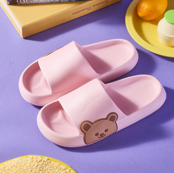 Popular candy-colored flip-flops [36-41 sizes] [pink] (contact customer service after placing the order to confirm the delivery size)