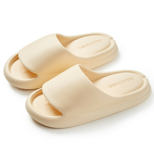 Popular candy-colored flip-flops [36-41 sizes] [light yellow] (contact customer service after placing the order to confirm the delivery size)