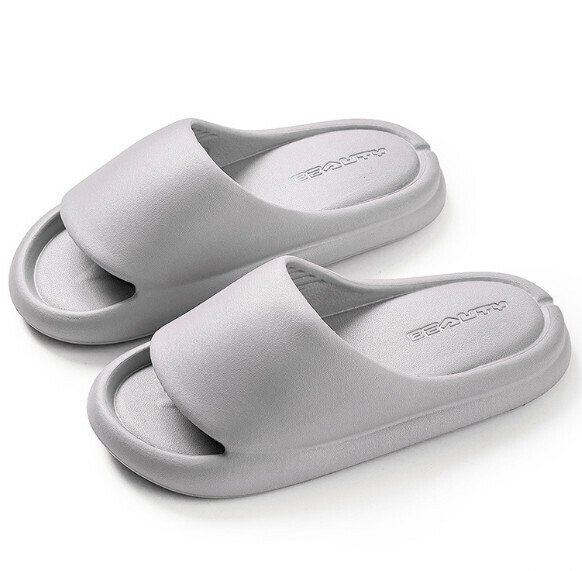 Popular candy-colored flip-flops [40-45 sizes] [grey] (contact customer service after placing the order to confirm the delivery size)