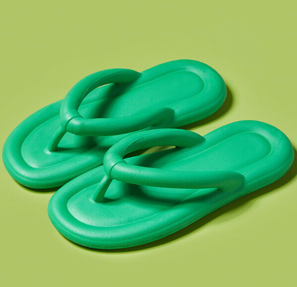 Popular casual flat flip-flops [36-41 sizes] [BV green] (contact customer service after placing the order to confirm the delivery size)