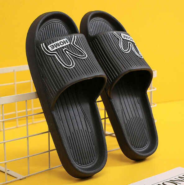 爆款踩屎感涼拖鞋【36-45碼】【黑色】(下單後聯絡客服確認發貨尺碼) 
