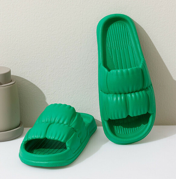 爆款踩屎感涼拖鞋【36-45碼】【綠色】(下單後聯絡客服確認發貨尺碼) 