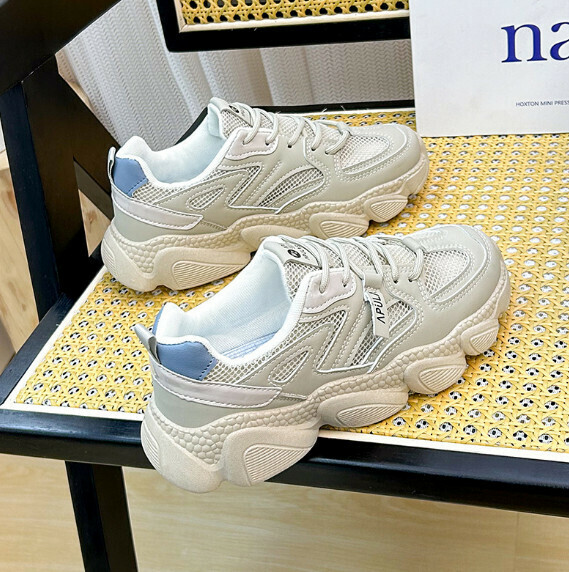 熱推舒適百搭運動鞋（單網米色）【35-40碼】【下單後聯絡客服確認發貨尺碼】