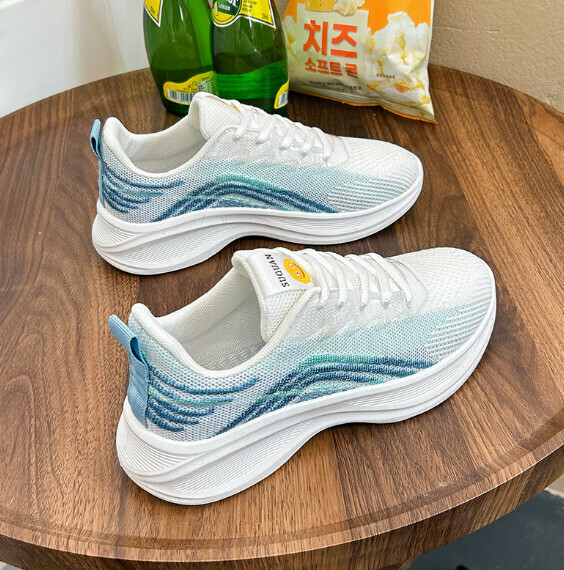 熱推透氣飛織運動鞋（白色）【35-40碼】【下單後聯絡客服確認發貨尺碼】
