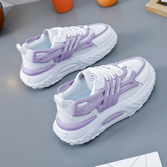 Hotly recommended casual thick-soled dad shoes (purple) [size 35-40] [contact customer service after placing the order to confirm the delivery size]