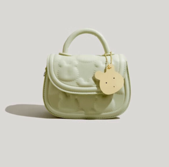 Hot Push Biscuit Crossbody Bag (Green)