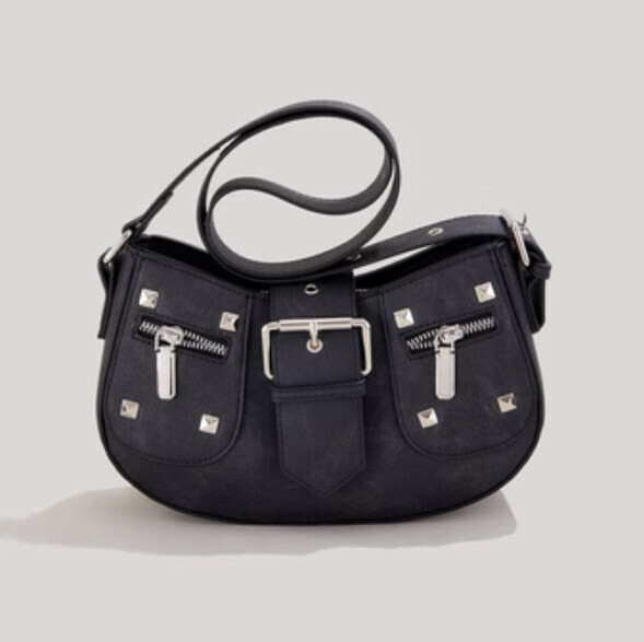 Hot Recommended Retro Willow Crossbody Bag (Black)
