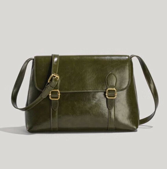 Hot Recommended Retro Shoulder Crossbody Bag (Green)