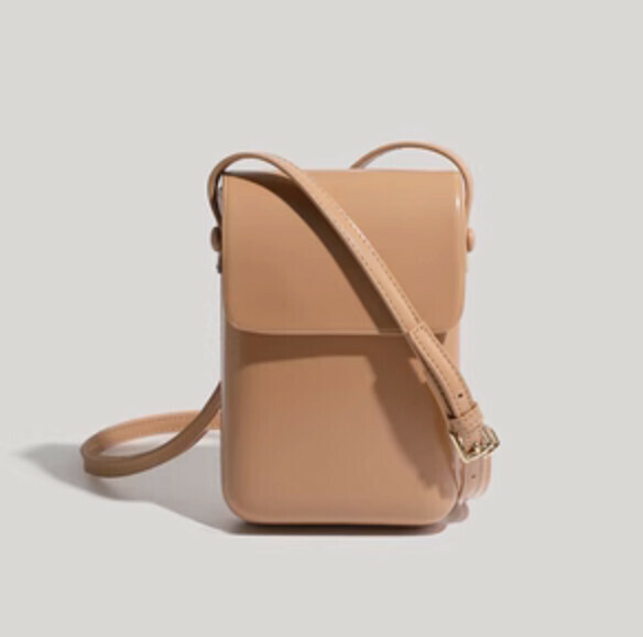 Hot recommendation: Versatile lightweight mobile phone crossbody bag (khaki color)