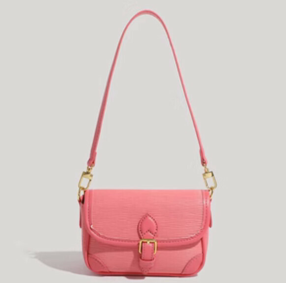 Popular niche versatile crossbody bag (rose red)