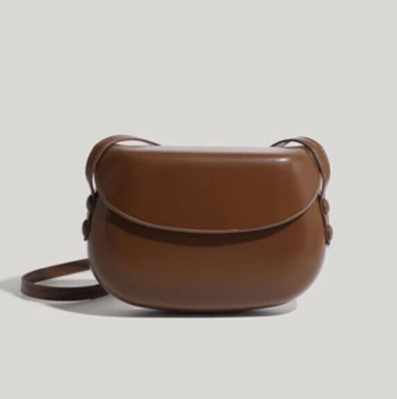 Hot Recommended Retro Saddle Crossbody Bag (Caramel Color)