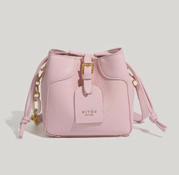 Hot Recommended Large Capacity Commuting Shoulder Crossbody Bag (Pink)