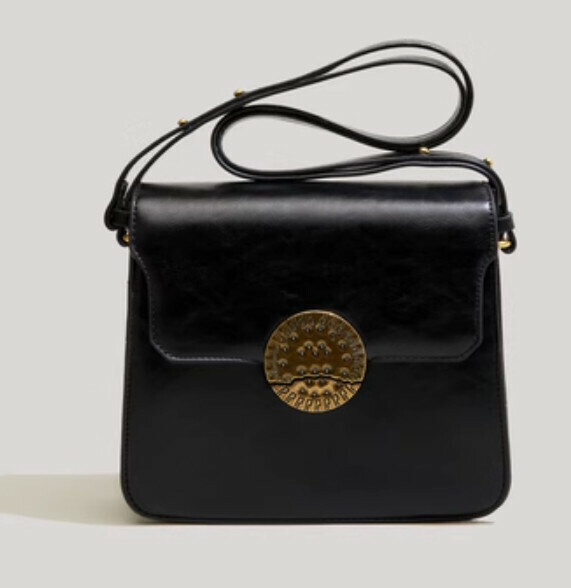 Hot Recommended Retro Shoulder Crossbody Bag (Black)