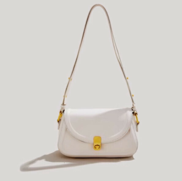 Hot Recommended Versatile Shoulder Crossbody Small Square Bag (White)