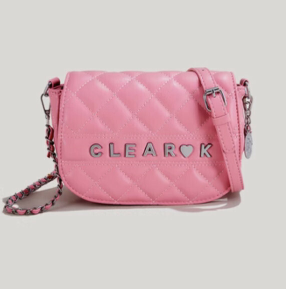 Hot Recommended Small Fragrance Style Shoulder Crossbody Bag (Pink)
