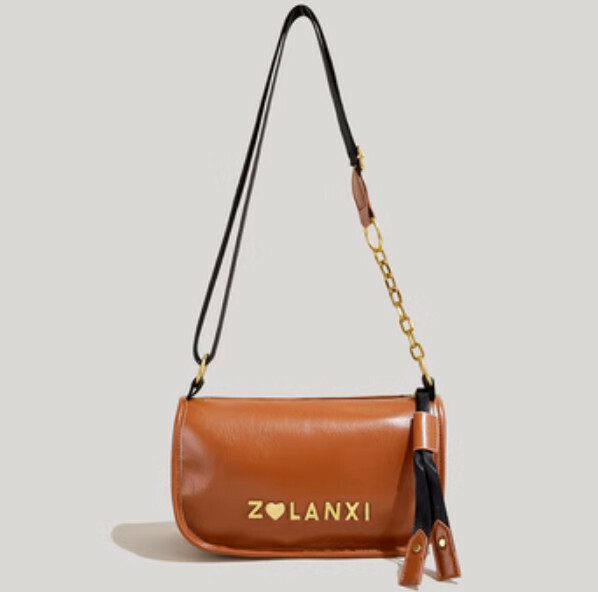 Hot Recommended Versatile Casual Shoulder Crossbody Bag (Brown)