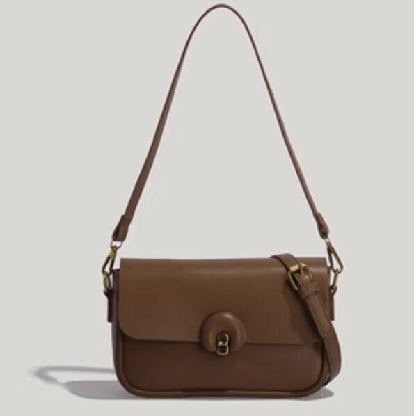 Hot recommendation: versatile and light luxury shoulder crossbody bag (khaki color)