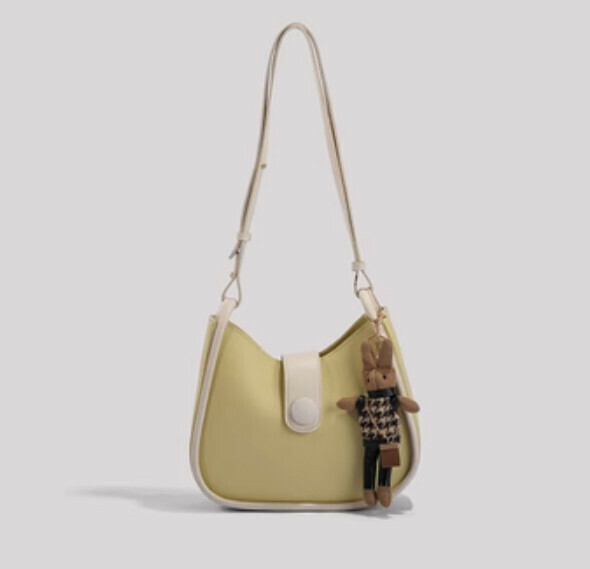 Hot Recommended Large Capacity Commuting Shoulder Crossbody Bag (Yellow)