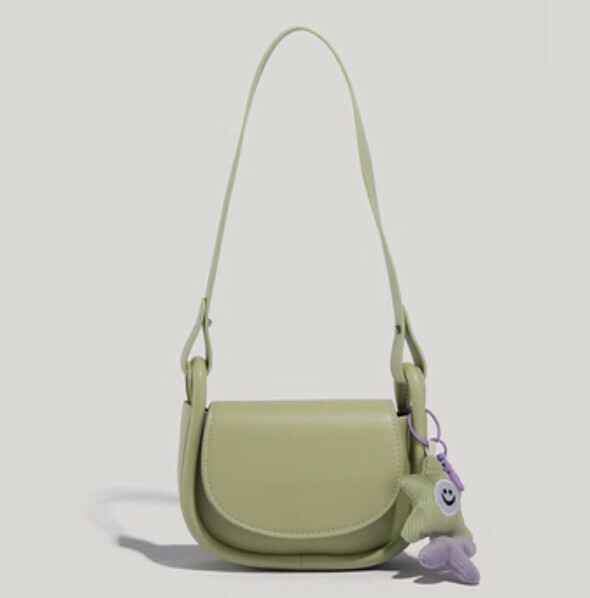 Hot Recommended Versatile Shoulder Crossbody Bag Saddle Bag (Green)
