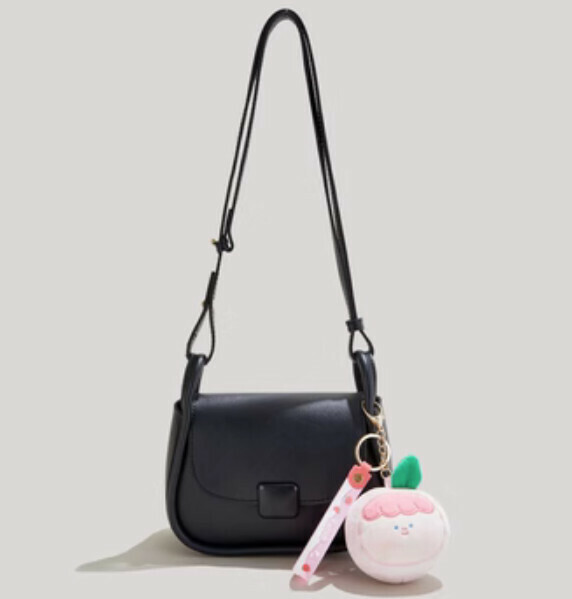 Hot Recommended Fashionable and Simple Commuting Bucket Bag (Black)
