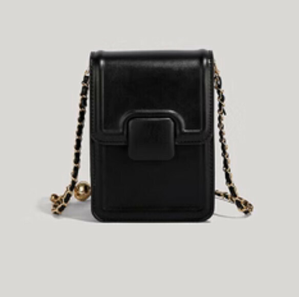 Hot Recommended Mini Chain Shoulder Crossbody Bag (Black)