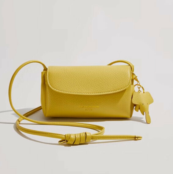 Popular trendy shoulder crossbody bag (yellow)
