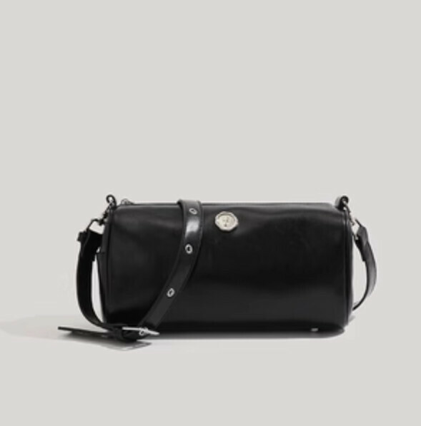 Popular Large Capacity Shoulder Crossbody Pillow Bag (Black)